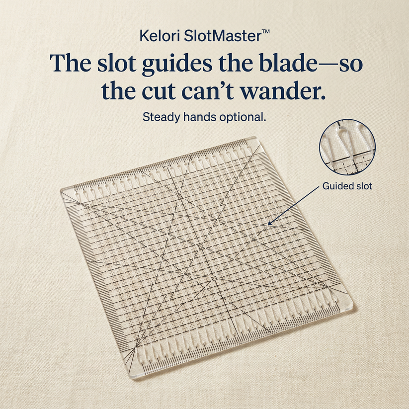 SlotMasterβ’ Precision Quilting Ruler