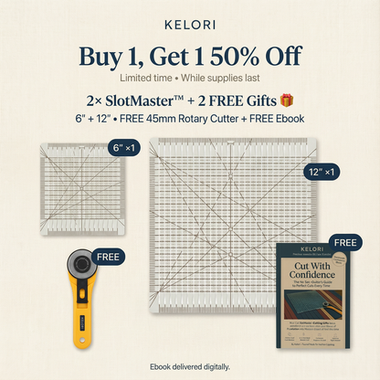 SlotMaster™ Precision Quilting Ruler