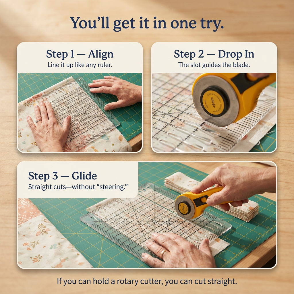 SlotMaster™ Precision Quilting Ruler
