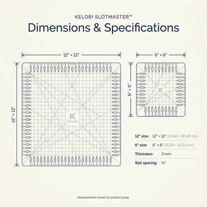 SlotMaster™ Precision Quilting Ruler